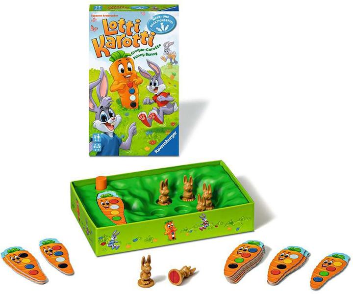 Actual product image Ravensburger Lotti Karotti (German, French, Italian)