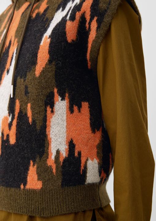 Produktbild s.Oliver Strickpullunder Pullunder mit Jacquardmuster (44)