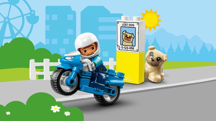 Produktbild LEGO Polizeimotorrad (10967)