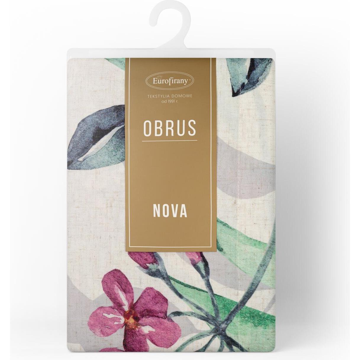 Thumbnail - Eurofirany, Tischdecke, CHO/NATU/7 140X280 B+ROSA (140 x 280 cm)