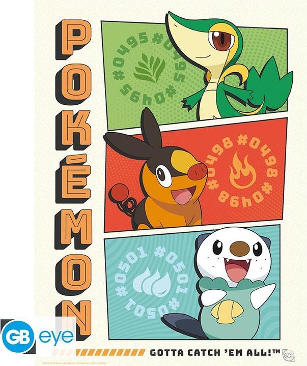 Actual product image Abysse POKEMON - Portfolio 9 posters Starters