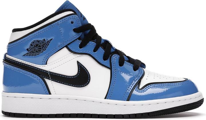 Image du produit Jordan 1 Mid Signal Blue (GS) (38.5)