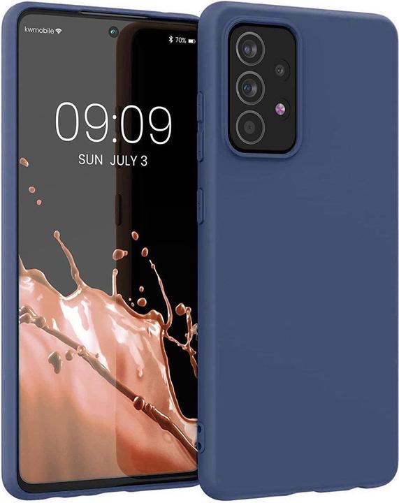 Image du produit Hurtel Housse en silicone caoutchouc souple pour Samsung Galaxy A22 4G bleu (Samsung Galaxy A22)