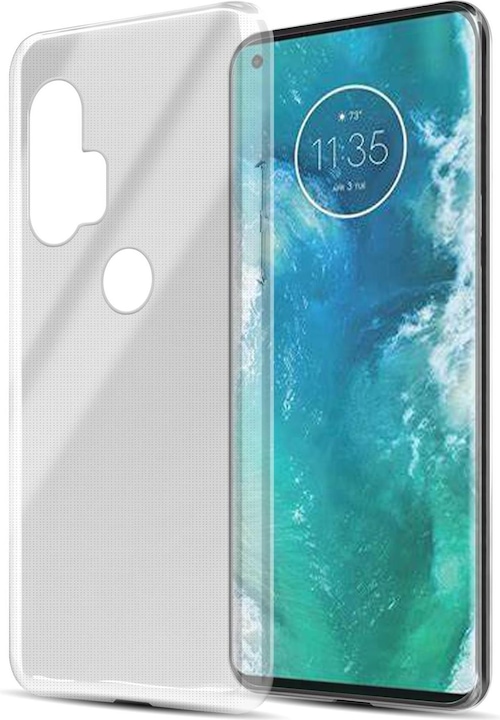 Actual product image Cadorabo TPU Ultra Slim AIR Cover (Motorola Edge+)