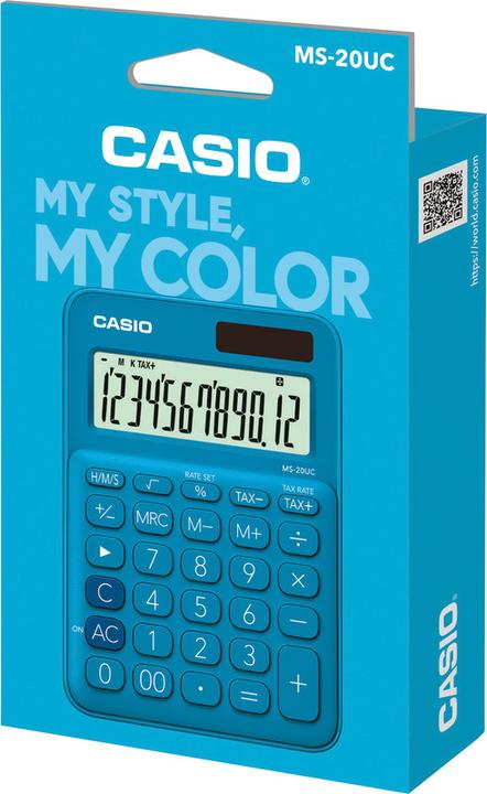 Productafbeelding Casio MS-20UC bureaurekenmachine (Batterijen, Zonnecellen)