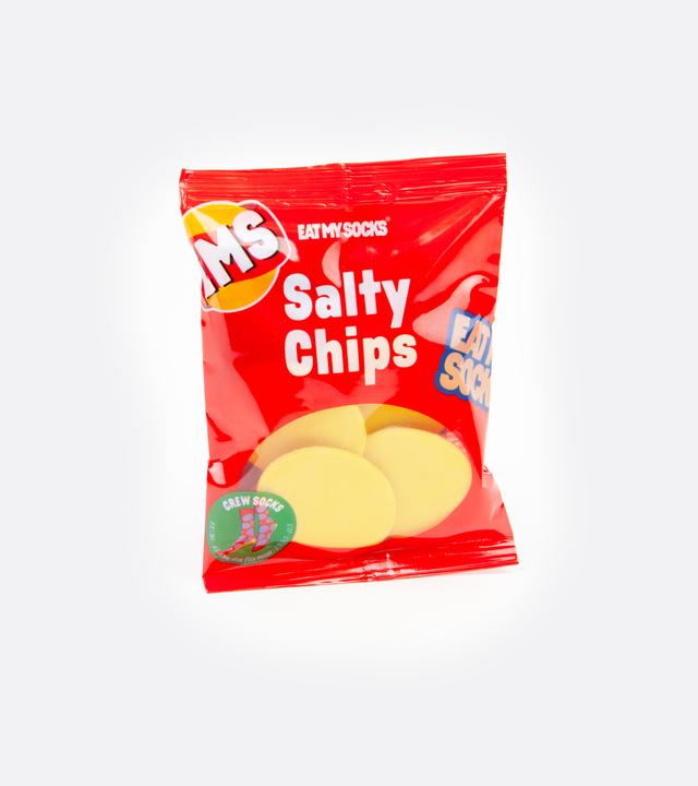Actual product image Eat My Socks Salty Chips (Single pack, One size)