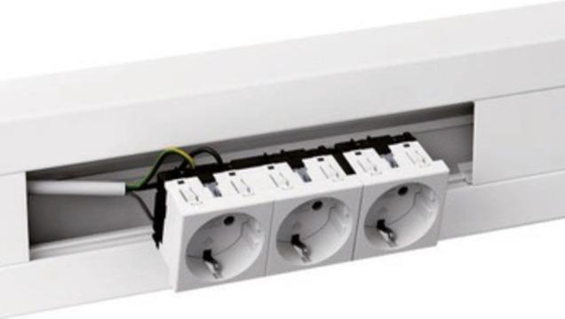 Image du produit Unior Rail de support avec chemin de câbles (5.30 cm)