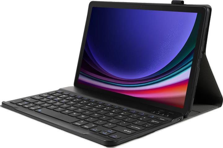 Produktbild Cazy Tastatur Hülle Kompatibel mit Samsung Galaxy Tab S9 / S9 FE - Schutz Etui mit magnetisch Abnehmbarer (Eng. Int., Galaxy Tab S9, Galaxy Tab S9 FE)