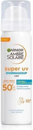 Actual product image Garnier Protective Facial Mist (Sun cream face, Sun spray, SPF 50, 75 ml)