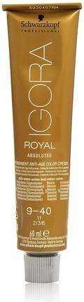 Produktbild Schwarzkopf Professional Igora Royal - 9-40 Extra Hellblond Beige Natur (Beige, Blond)