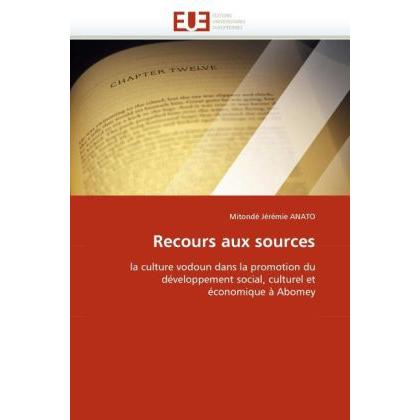 Recours aux sources, Fachbücher