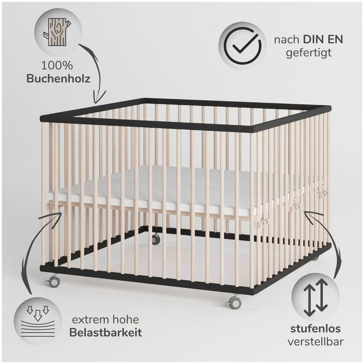 Produktbild Sämann Premium Laufgitter (100 cm, 75 cm, Buche)