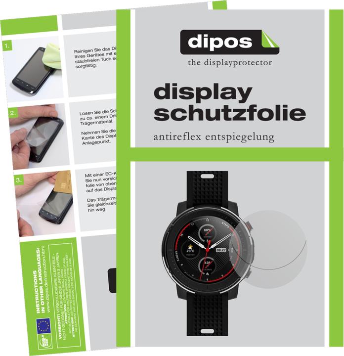 Actual product image Dipos Screen Protector Anti-Glare (Amazfit Stratos 3)