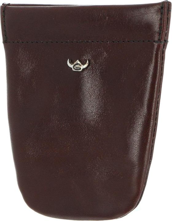 Actual product image Golden Head Colorado leather key case 7 cm