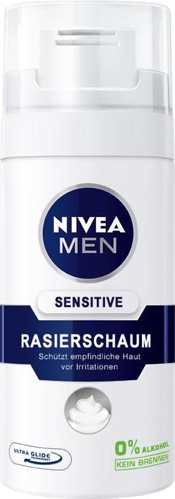 Actual product image NIVEA MEN Sensitive Shaving Foam Mini (50 ml, Shaving cream)