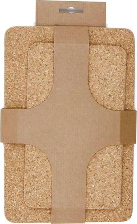 Viking Untersetzer-Set (rechteckig) aus Kork (2x, Pan coaster)