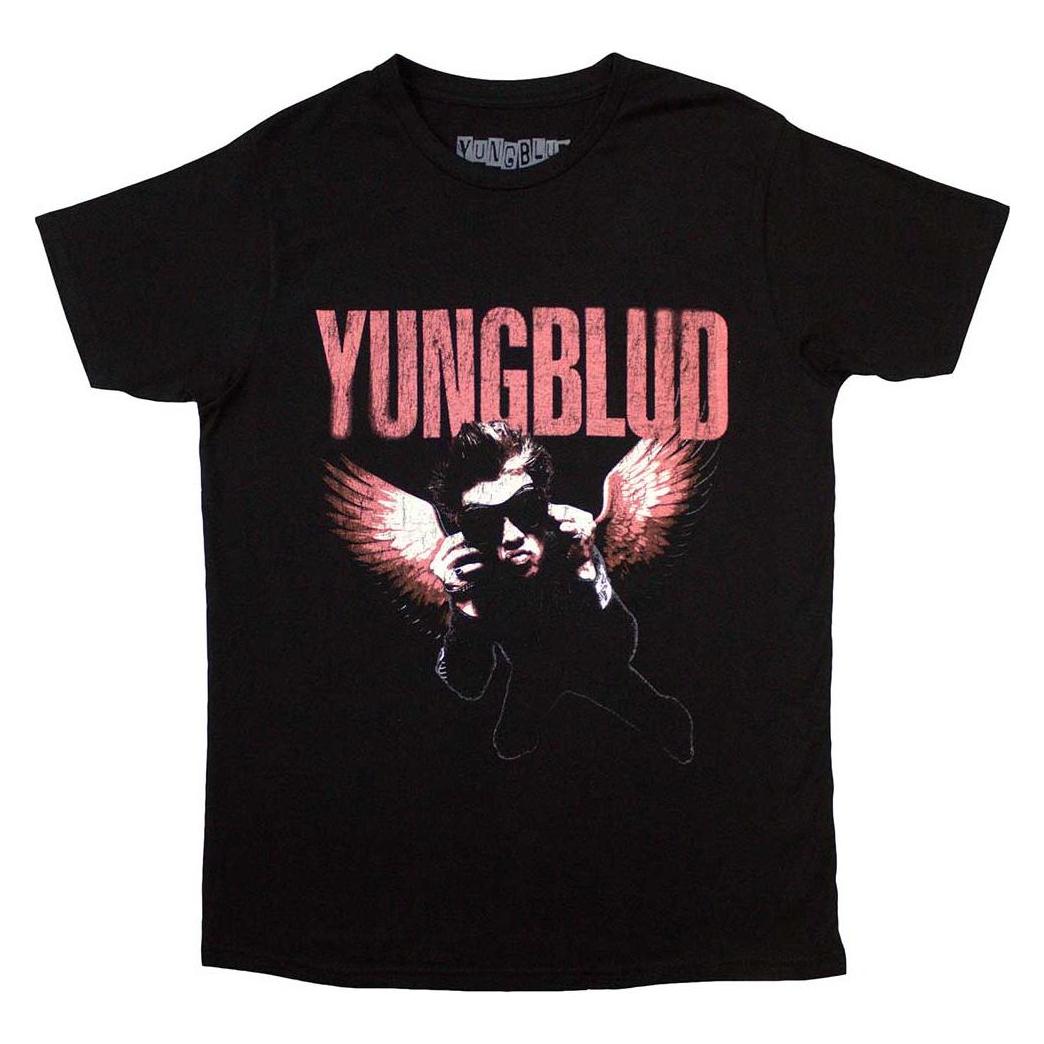 Yungblud, Herren, Shirts, Wings, Schwarz, (L)