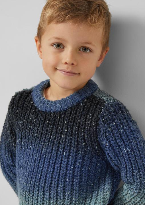 Actual product image s.Oliver Strickpullover Grobstrick-Pullover mit Farbverlauf (140)
