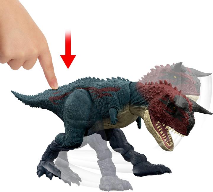 Image du produit Mattel Jurassic World Charge 'N Chomp Carnotaurus