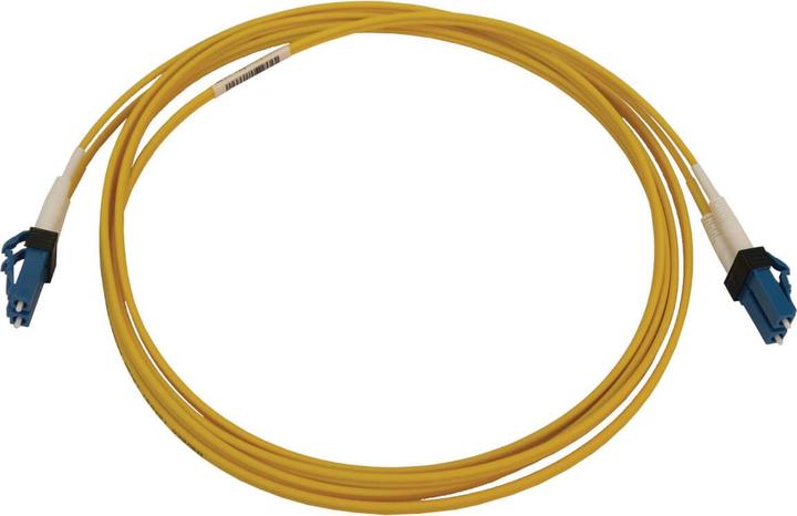 Produktbild Eaton TRIPPLITE 400G Duplex Singlemode 9/125 OS2 Switchable Fiber Optic Cable LC/UPC M/M LSZH Yellow (2 m)