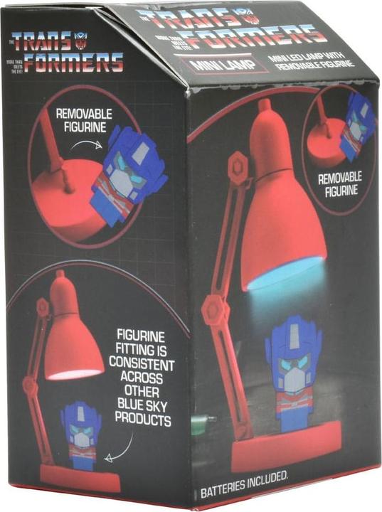 Actual product image Blue Sky TRANSFORMERS - Mini Lamp de Bureau - 9,5cm