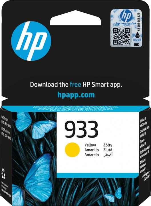 Actual product image HP 933 Original Ink Cartridge (Y)