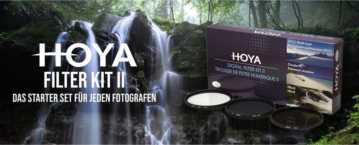 Immagine prodotto Hoya Digital Filter Kit II (UV, CIR-PL & ND8) Filterset (55 mm, Filtri grigi, Filtri polarizzanti, Filtro UV, 55 mm)