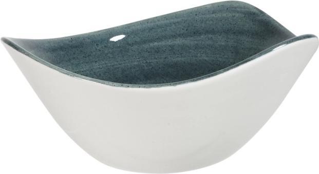 Churchill Stonecast Patina Rustic Teal Triangle Deep Plate 15.3cm (1 x, 15.30 cm)