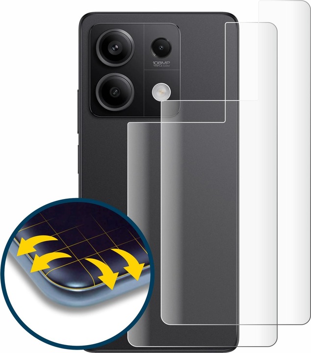 Produktbild BROTECT Full-Cover Displayschutz (2 Stück, Xiaomi Redmi Note 13 Pro 5G)