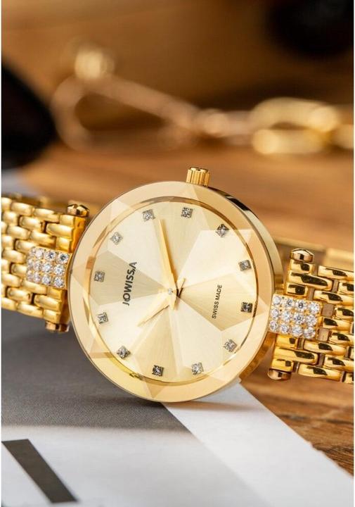 Actual product image Jowissa Facet rhinestones (Analogue wristwatch, 30 mm)