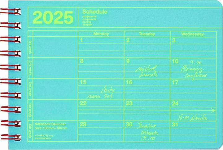 Produktbild Mark'S 2026 Tischkalender, XS // Blue