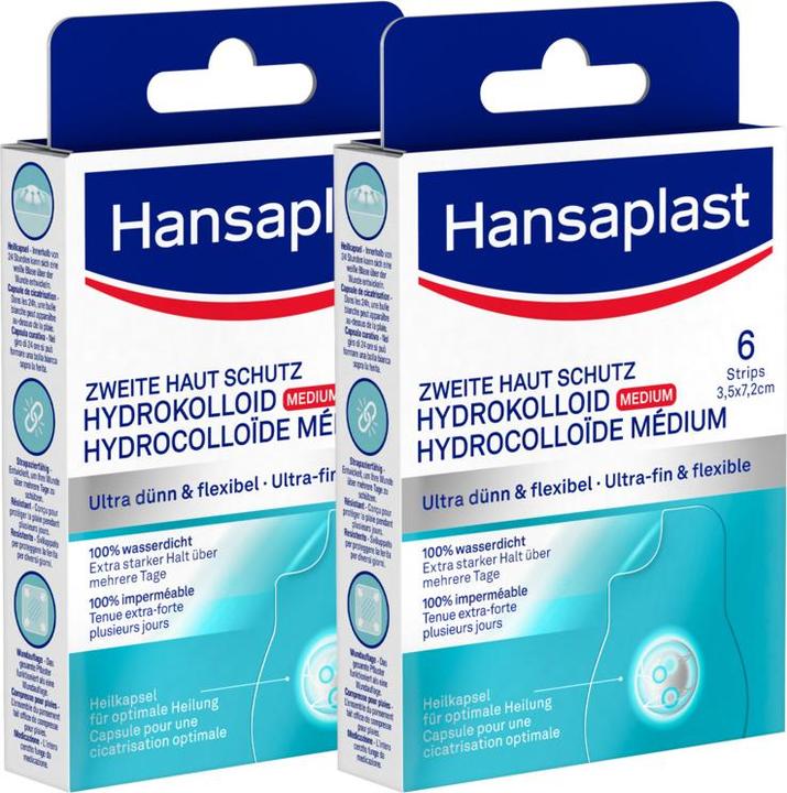 Produktbild Hansaplast Zweite Haut Schutz Medium DUO