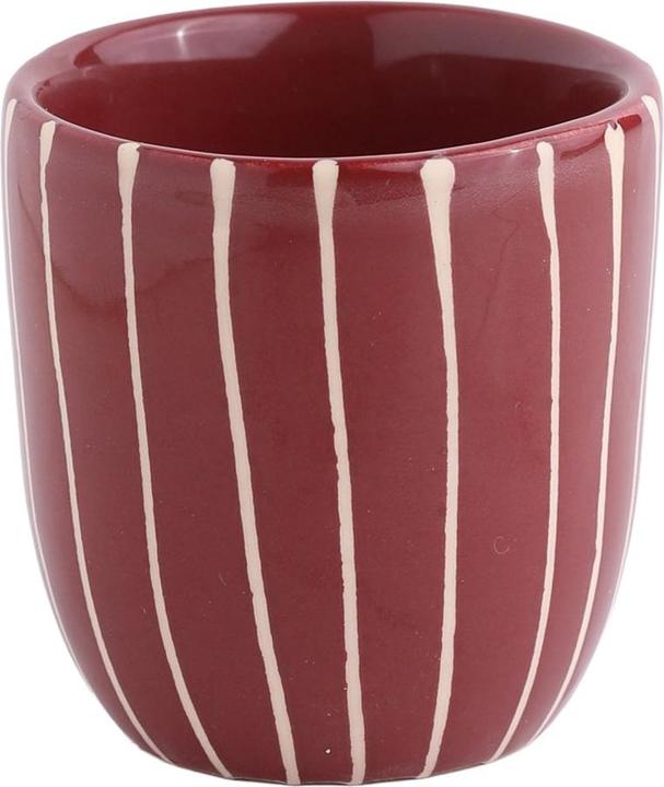 dark red striped