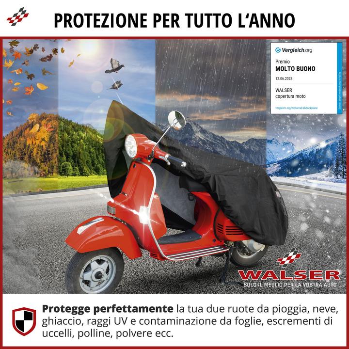 Actual product image Walser Motorbike tarpaulin made of PVC, Vespa tarpaulin S - 185x90x110 cm black