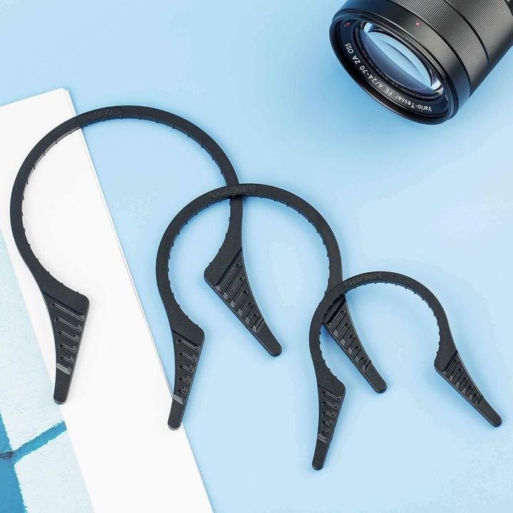Image du produit JJC 3pcs Filter Wrench fits 37mm-52mm, 55mm-72mm and 77mm-95mm diameter filter (Support de filtre obectif, 95 mm)