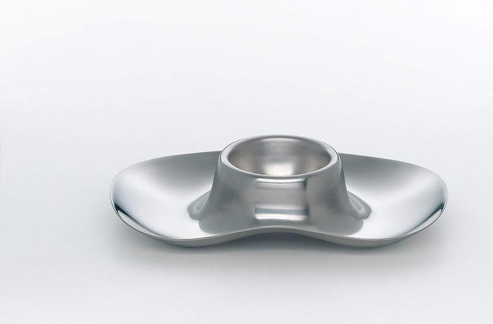 Produktbild WMF Eierbecher mit Ablage Eierhalter 13,5 x 8,5cm Wagenfeld Edelstahl matt (1 x)
