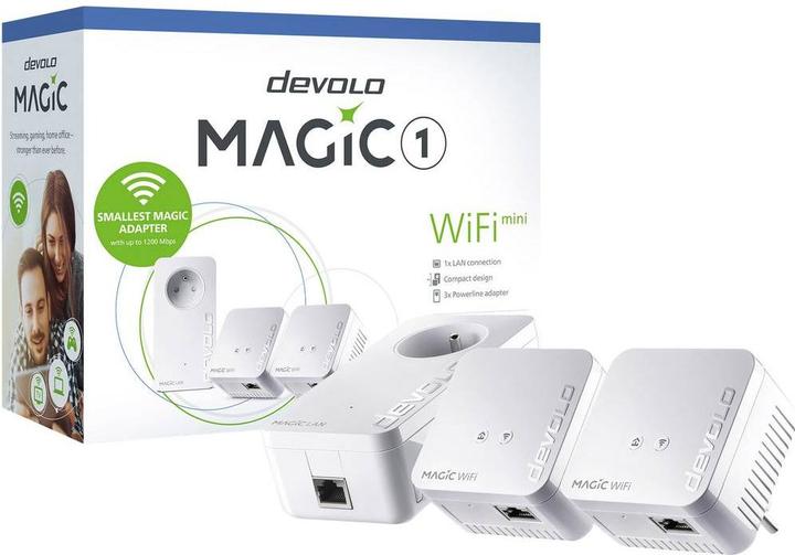 Productafbeelding Devolo MAGIC 1 WiFi mini multiroom kit (1200 Mbit/s)