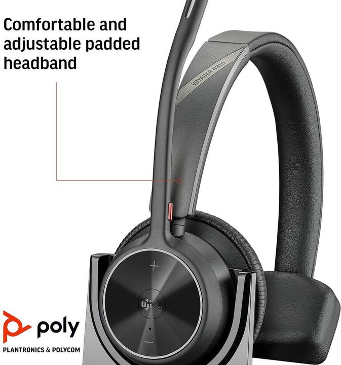 Produktbild Poly HP Voyager 4310-M Microsoft Teams Certified USB-C Headset with charge stand, Wireless, Office/C (Kabellos, USB-C)