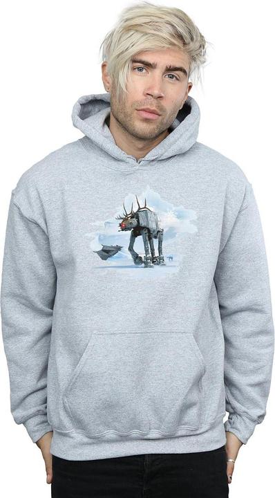 Immagine prodotto Star Wars Christmas AT-AT Reindeer Felpa con Cappuccio Uomo (XXL)