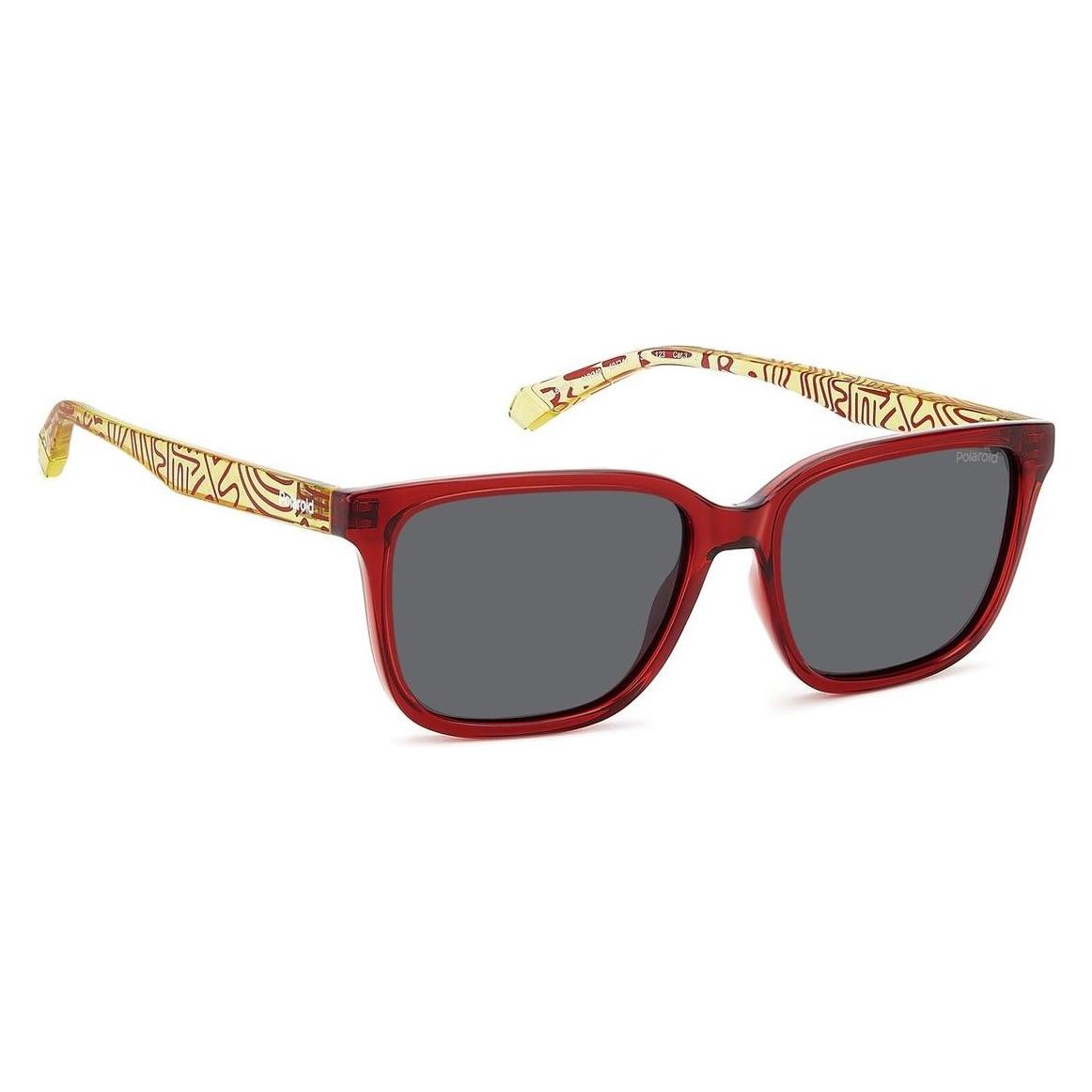 Polaroid, Unisex, Sonnenbrille, Kids Zonnebril Pld 8063/S Volwassenen Rood Polariserend