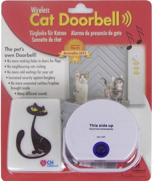 Actual product image Cat & Hound Pet Doorbell