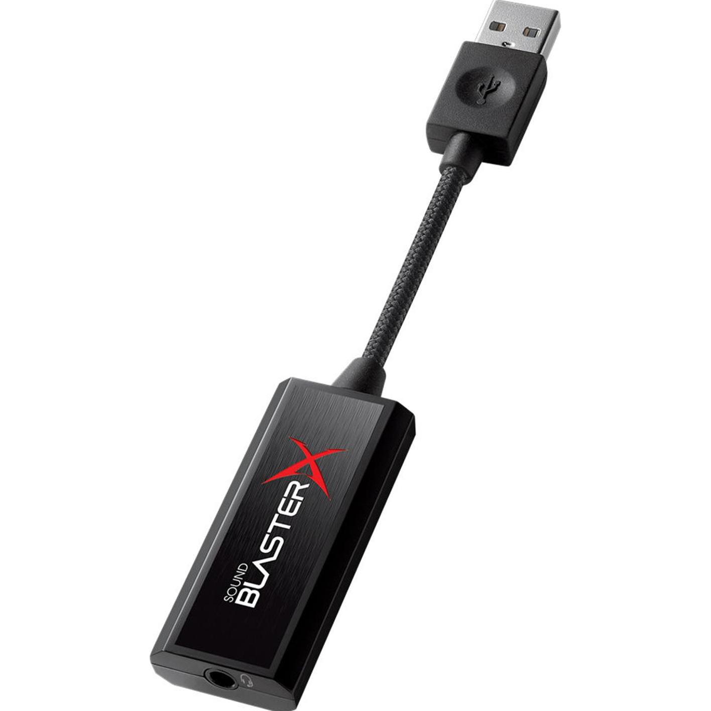 Creative Sound BlasterX G1 (USB), Soundkarte, Schwarz