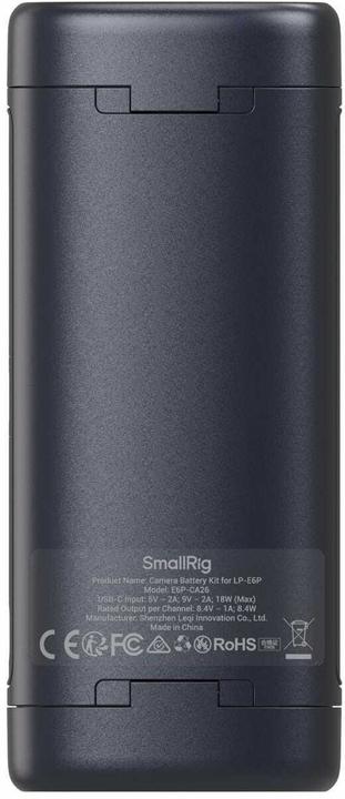 Produktbild SmallRig 5105 Portable Charger Case for LP-E6P Batteries (Kamera Akku Ladegerät)