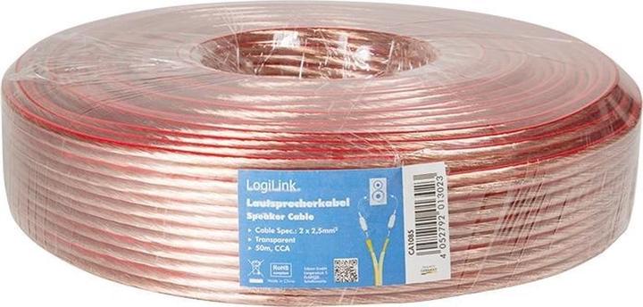 LogiLink CA Lautsprecherkabel (50 m, 2.50 mm²)