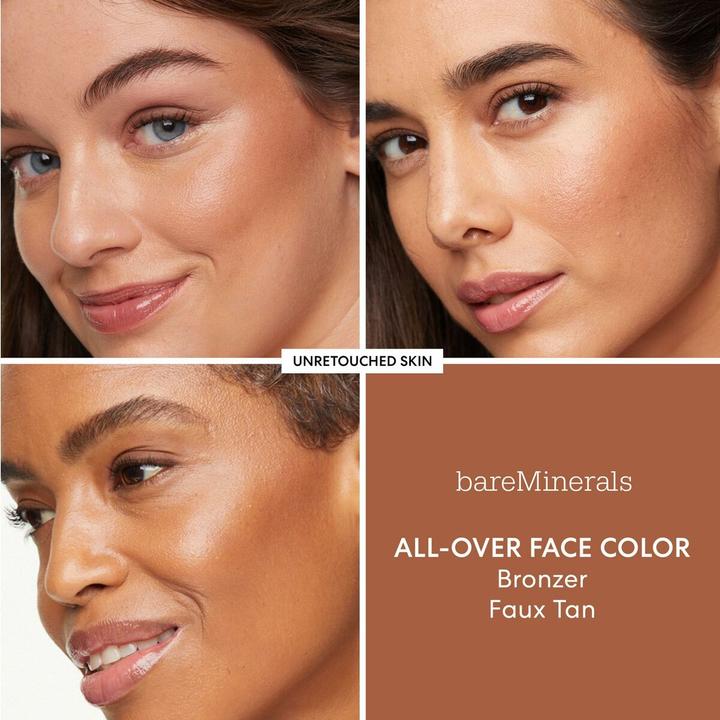 Actual product image Bare Minerals Bareminerals All-Over-Face Colour Bronzer Loose Faux Tan 1.5G (Faux Tan, Bronzer, Highlighter)