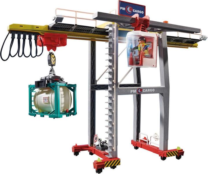 Actual product image Playmobil 70770 Gantry crane with containers (70770, Playmobil City Action)