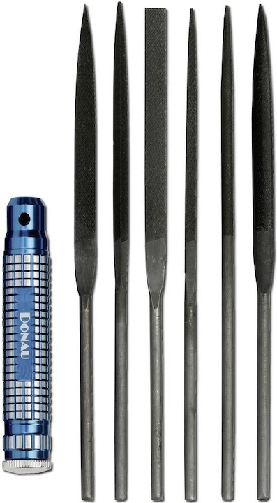 Immagine prodotto Donau Set 6 lime ad ago con supporto in metallo (160 mm)