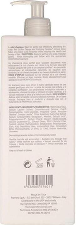 Actual product image Framesi Morphosis Purifying Shampoo 1000ml (Liquid shampoo, 1000 ml)