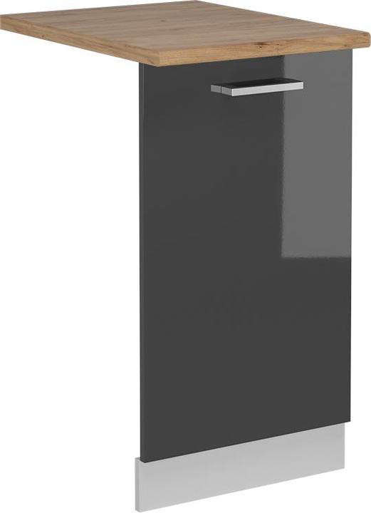 Anthrazit, Anthrazit hochglanz, Goldkraft Eiche, Weiss