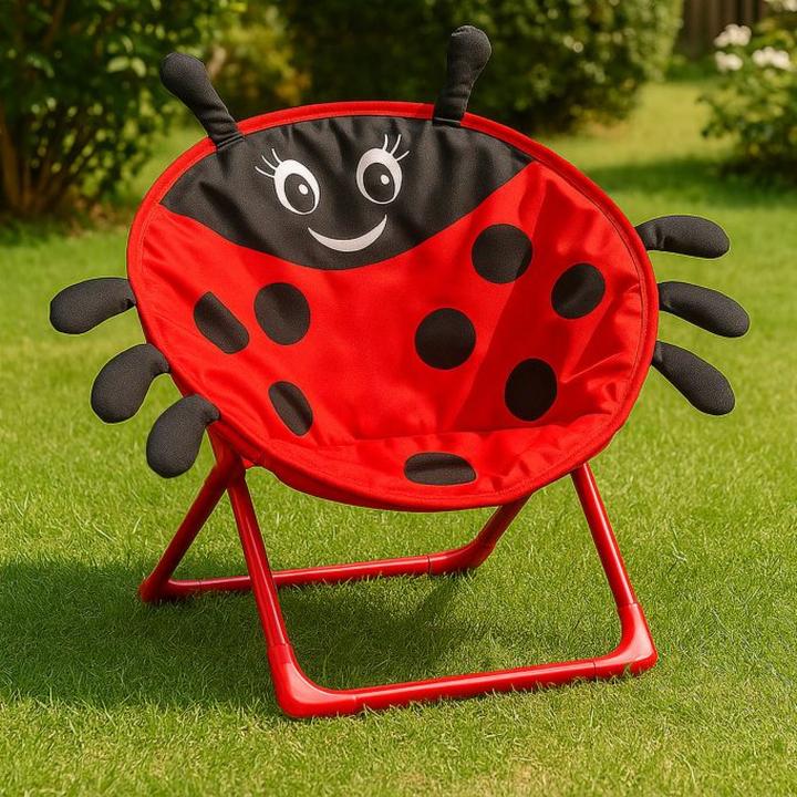 Image du produit Relaxdays Chaise lune enfants, pliable (Fauteuil pour enfants)